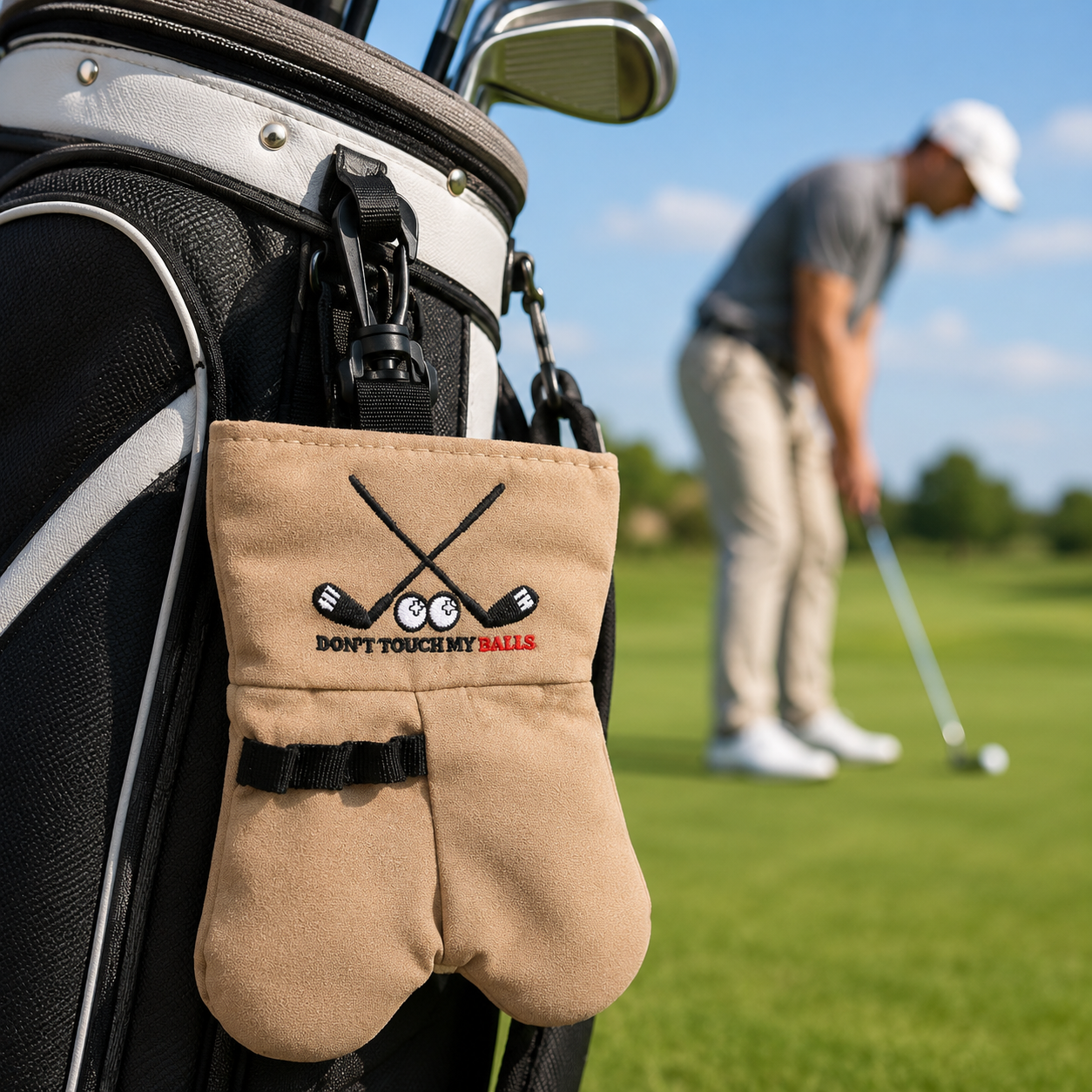 Don’t Touch My Balls Golf Ball Holder